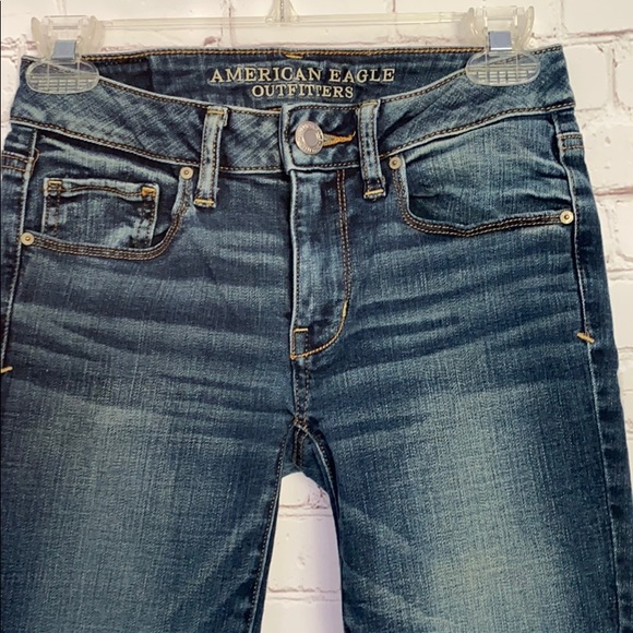 🦅AMERICAN EAGLE OUTFITTERS SKINNY DENIM JEANS - Picture 6 of 8